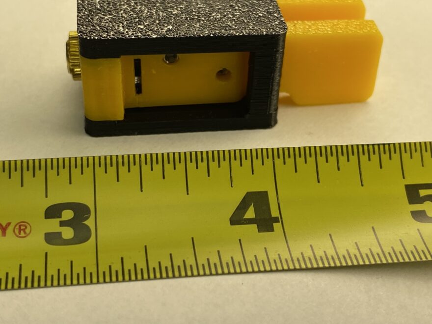 Tiny 3-D printed keyer paddle