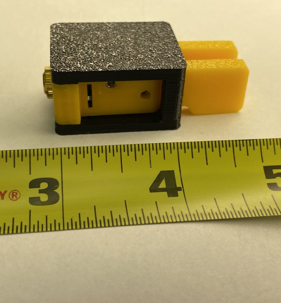 Tiny 3-D printed keyer paddle